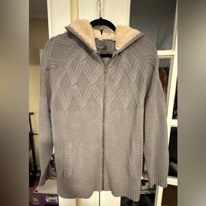 Gray Hooded Sweater